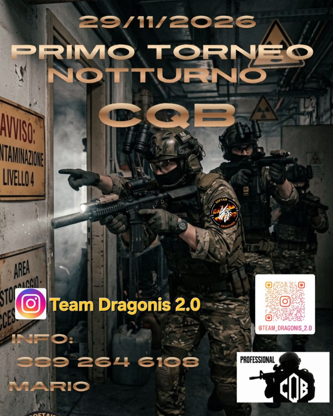 Locandina di Torneo notturno cqb